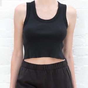 black brandy melville connor tank top